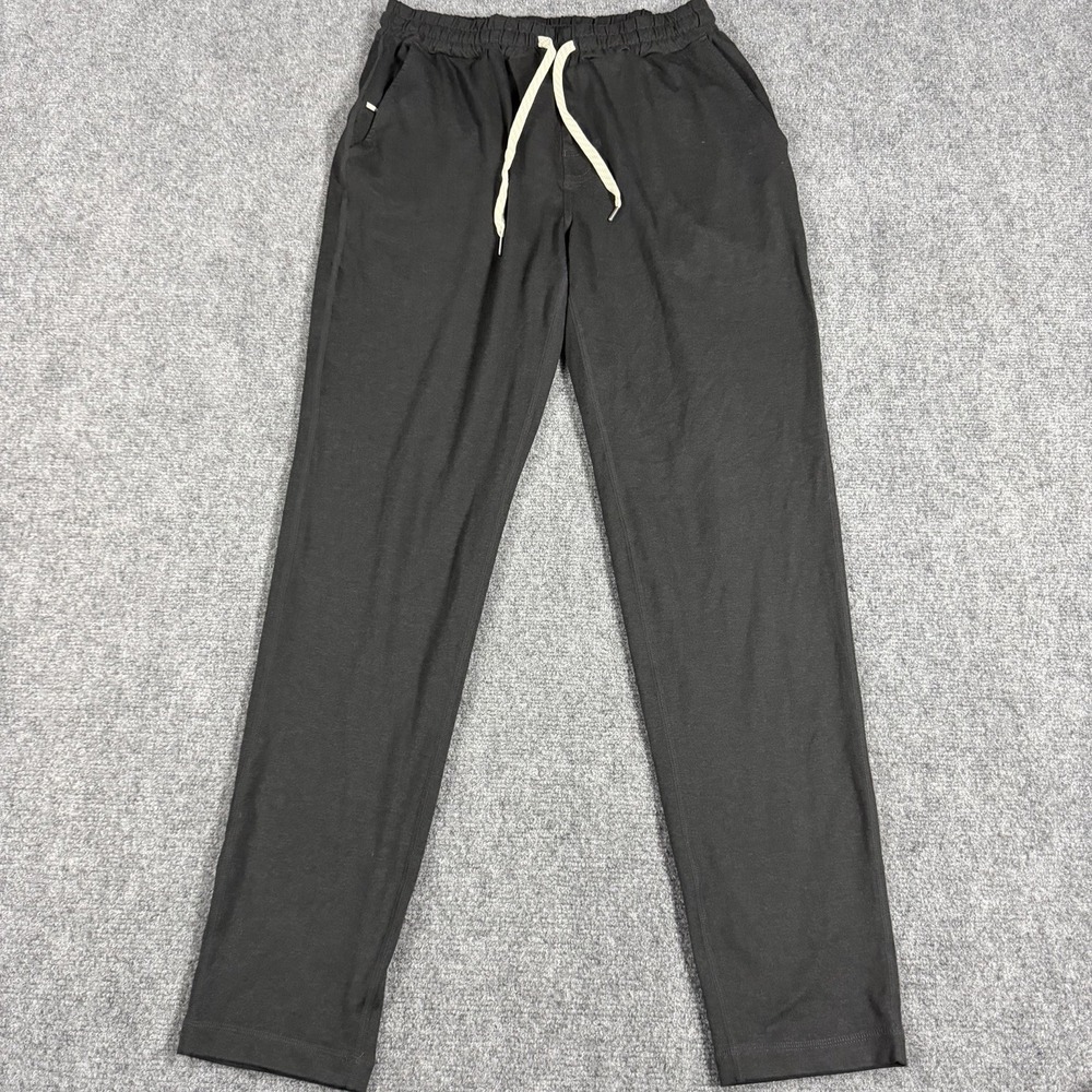 Vuori Ponto Performance Pant Mens Medium Charcoal Gray Black V418 Stretch Active